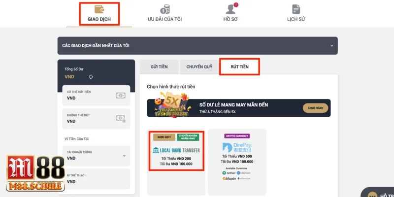 Những lưu ý quan trọng khi rút tiền